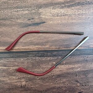 EyeBuyDirect Mirando Gunmetal Red Replacement Temples Arms‎ 48-20-140 C1